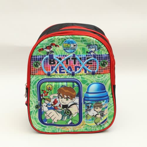 3D Embossed Cartoon Ben 10 School Bag For Kids -(26cm*13cm*32cm)