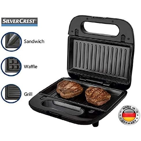 3-in-1 Multiplate Sandwich Maker, Grill And Waffle Make - 750w