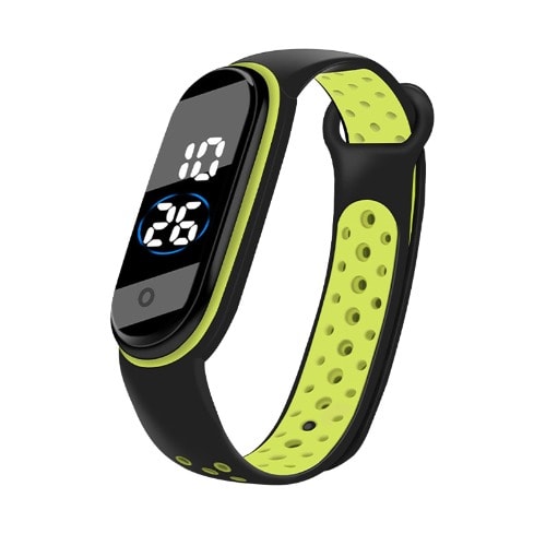 Two Color Strap LED Digital Watch