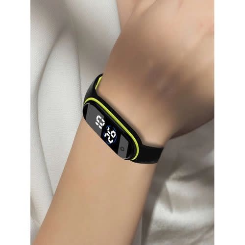 Two Color Strap LED Digital Watch