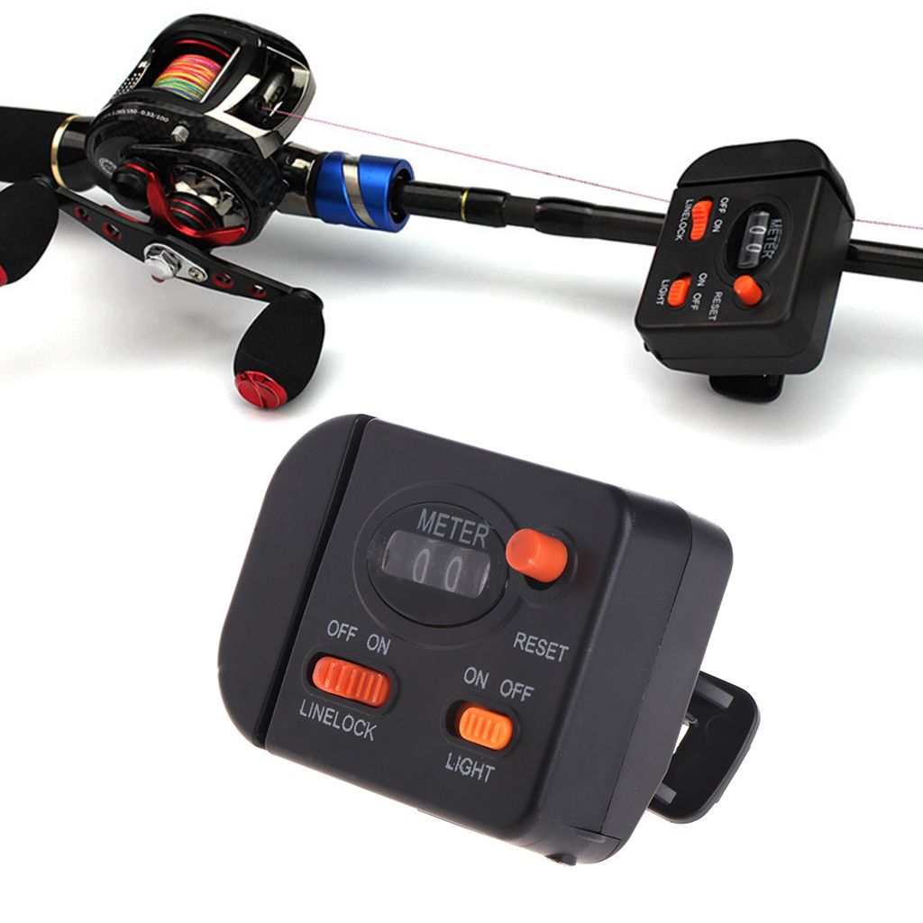 Length Counter Clip On Rod Meter Gauge Depth Finder Digital