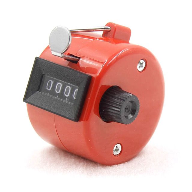 8 Color Digital Tasbih Counter 0-9999 Hand Tally Counter Ab