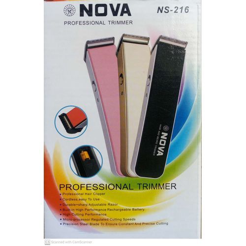 Professional Beard Trimmer/Hair Shaver-Rechargeable