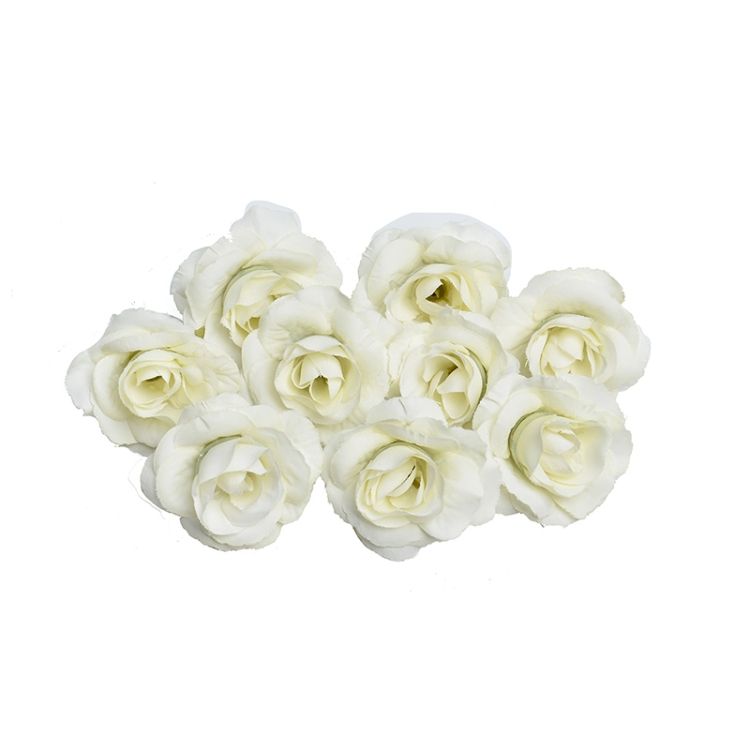 10 Sets 4cm Artificial Flower Silk Rose Flower Head For Wedding Party Home Decoration