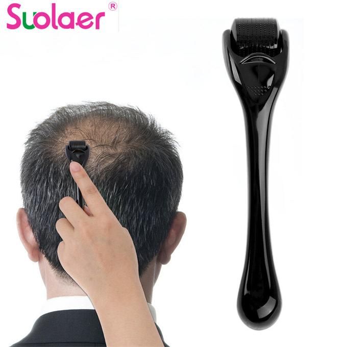 Health and beauty 540 microneedle derma roller instrument facial 0.87 mm titanium needle skin care tool