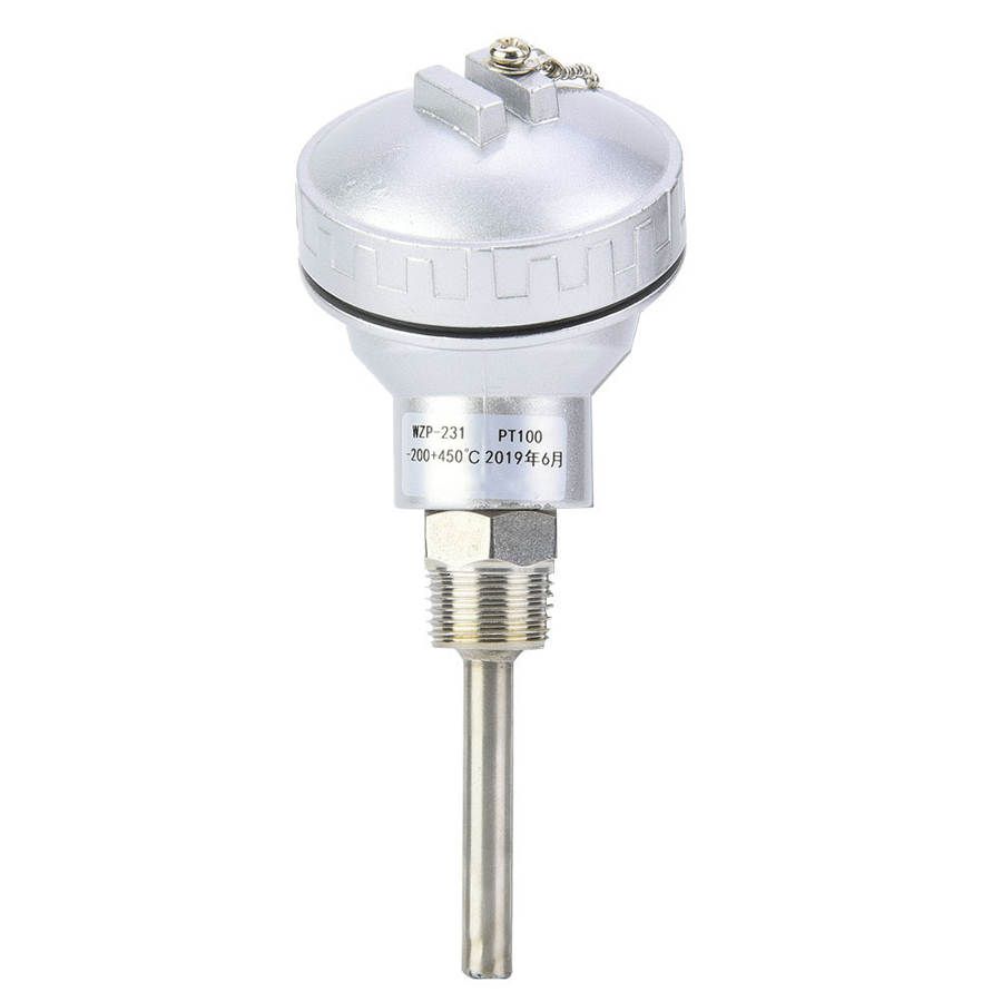RTD PT100 50 100 200mm Temperature Sensor Probe 1 2