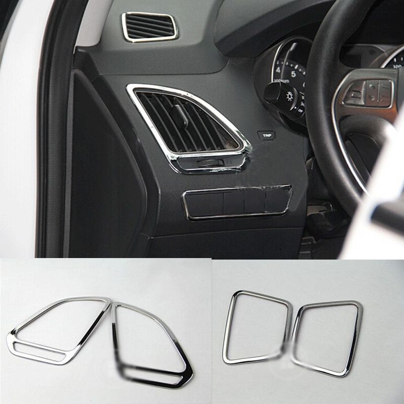 For Hyundai Ix35 -Car Air Condition Outlet Abs Chrome