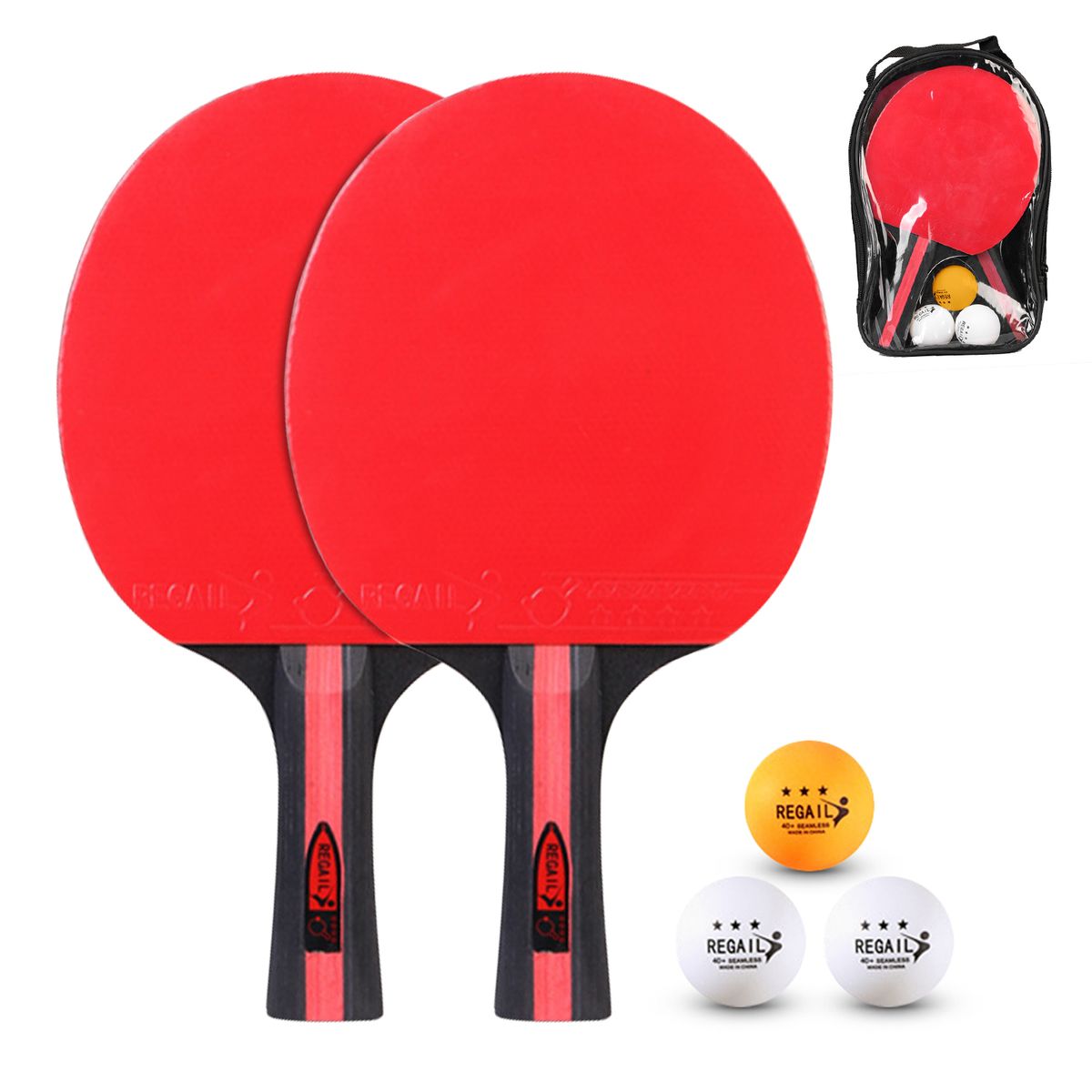 Ping Pong Paddles And Table Tennis Set Pack Of 2 Ping Pong