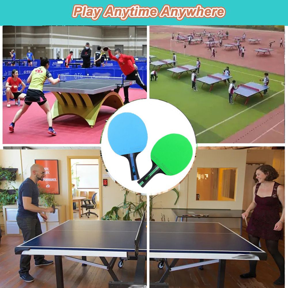 Ping Pong Paddles And Table Tennis Set Pack Of 2 Ping Pong