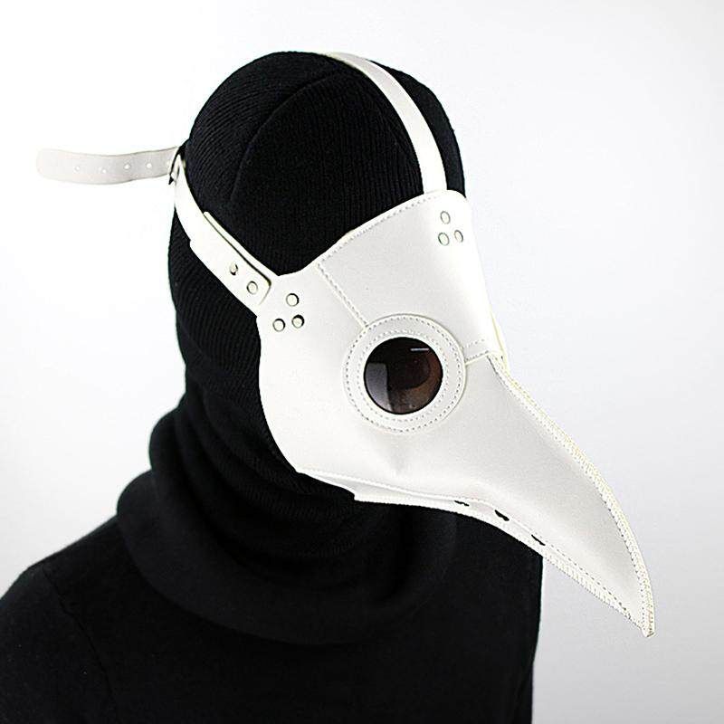 Newest PU Leather Steampunk Gothic Bird Beak Plague Doctor Cosplay Halloween Decor