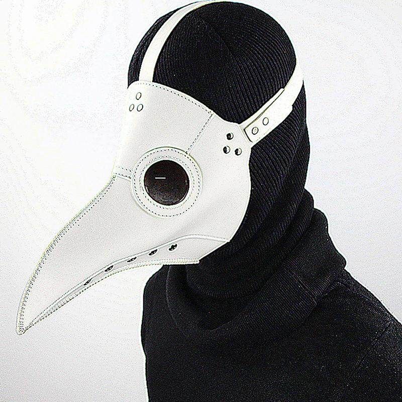 Newest PU Leather Steampunk Gothic Bird Beak Plague Doctor Cosplay Halloween Decor