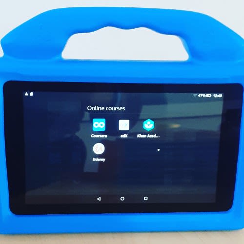 Kindle Fire Hd 8" - 32GB Kid's Tablet - 2GB RaAM Latest Model- Blue