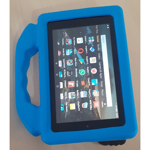 Kindle Fire Hd 8" - 32GB Kid's Tablet - 2GB RaAM Latest Model- Blue