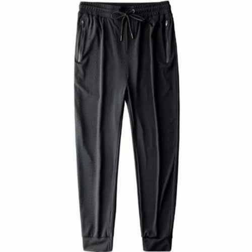 Breathable Black Casual Joggers