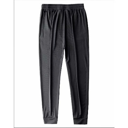 Breathable Black Casual Joggers