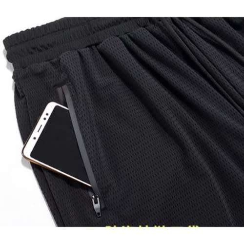 Breathable Black Casual Joggers