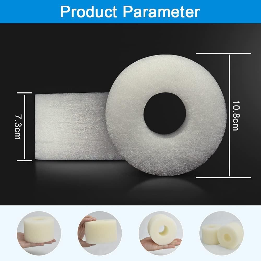 6 Pcs Swimming Pool Filter S1 Type Cartridge Sponge Hot Tub