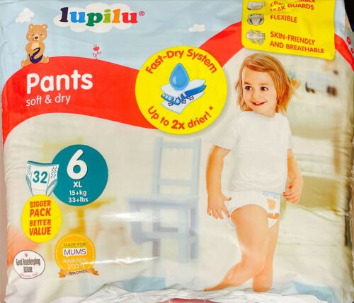 Nappy Pants Size 6 -32 Count