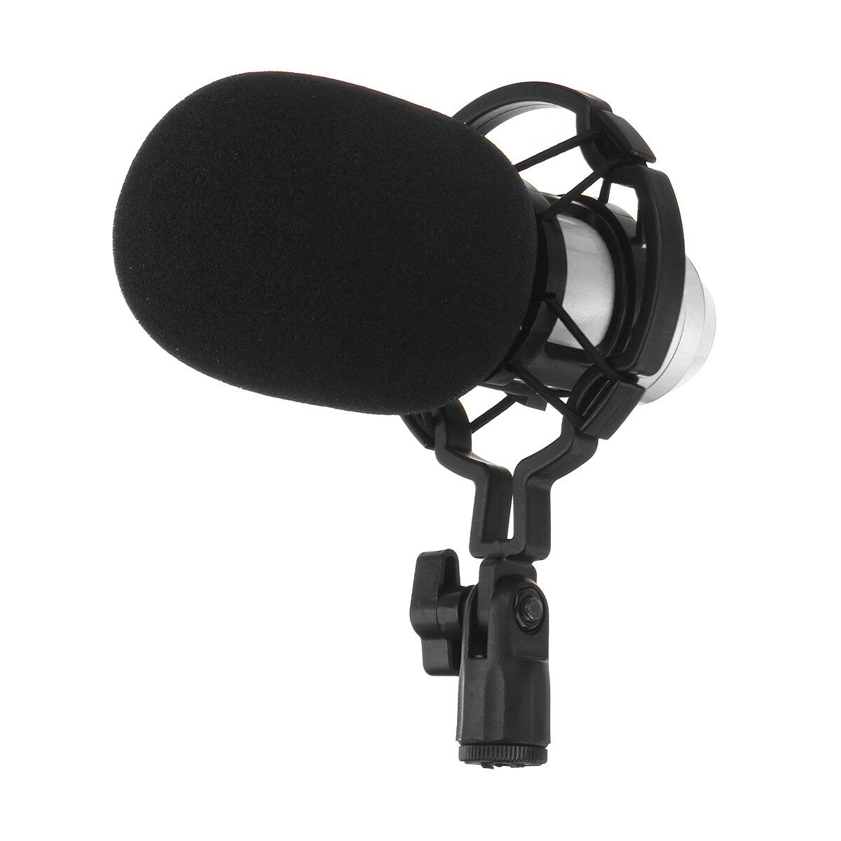 2020 New Upgraded Desktop Microphone Set Condenser Microphone Professional Studio Cardioid PC Mic For Studio Recording Broadcasting White