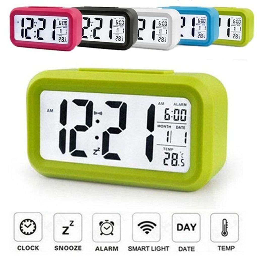 Large LED Backlight Display Clock Digital Alarm Clock
