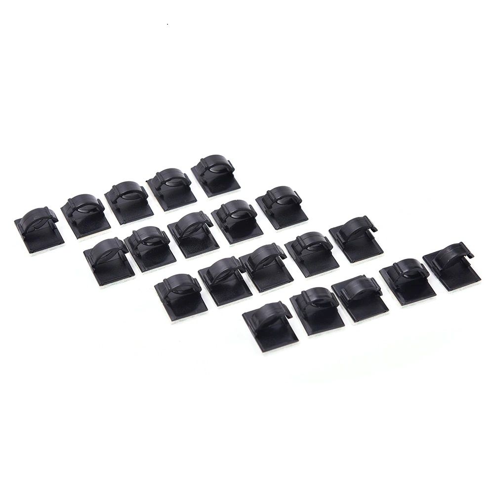 30pcs ADHESIVE CABLE WIRE ORGANIZER CLIP Large