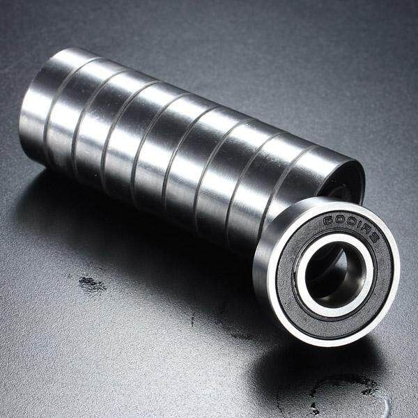 New 10Pcs 6001-2RS 12x28x8mm Rubber Sealed Shielded Deep Groove Ball Bearing