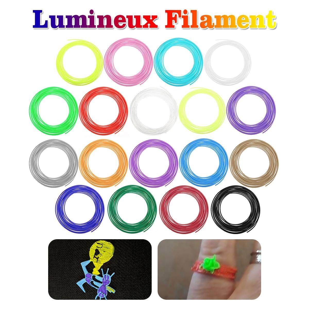 3D Printing Pen Printer Consumables 1.75mm ABSmaterial 5M , 20 In A Pack