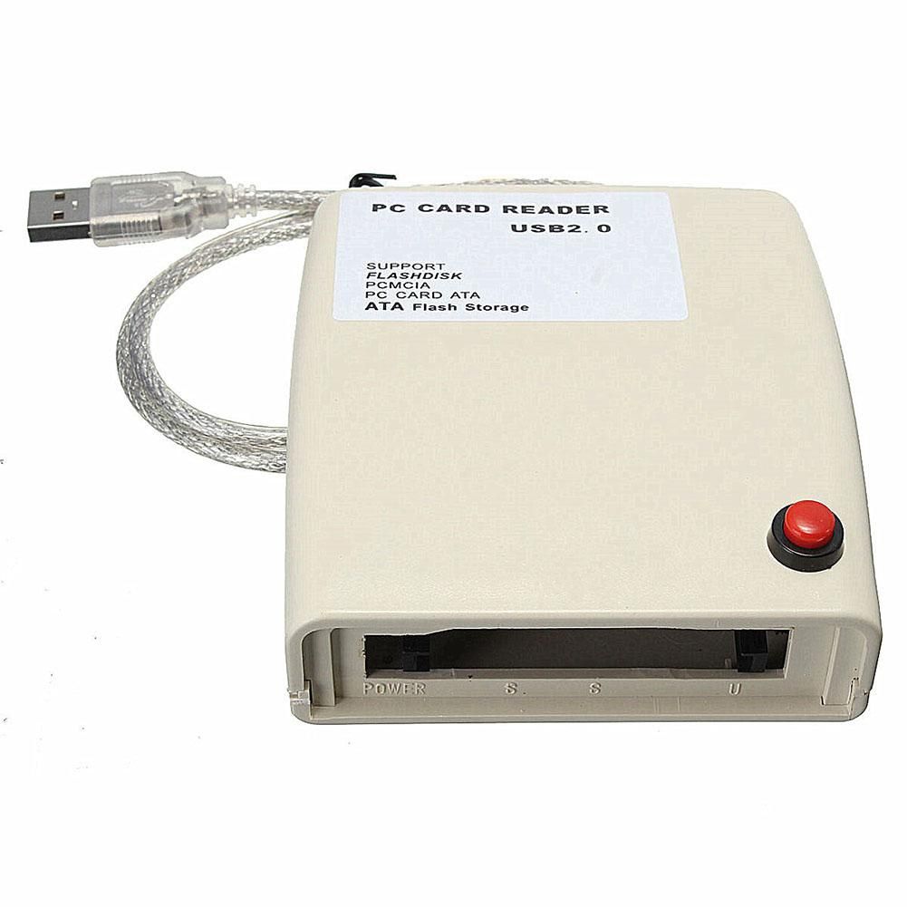 USB 2.0 to 68 Pin ATA PCMCIA Flash Disk Memory Card Reader-