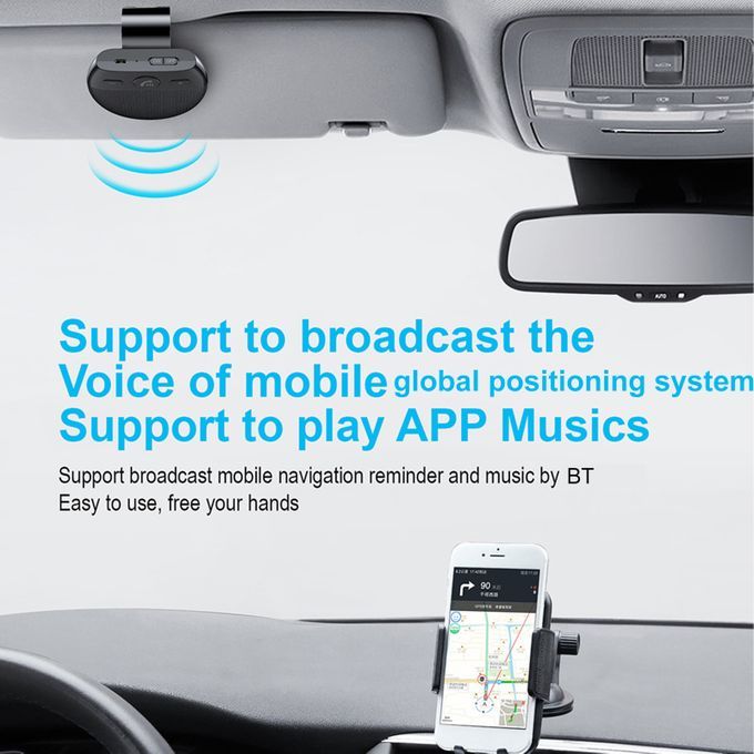 Car BT Handsfree Speakerphone Auto Powers On One Click