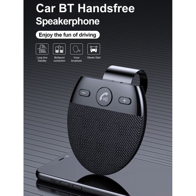 Car BT Handsfree Speakerphone Auto Powers On One Click