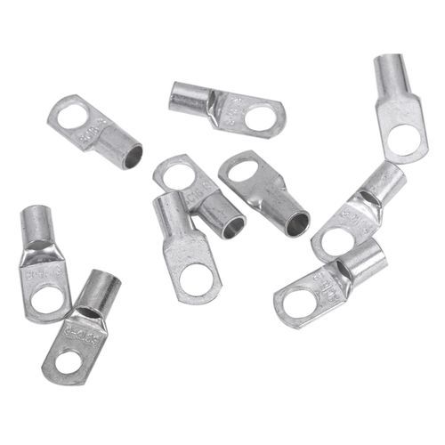 10 Pcs Copper Tube 16Mm X 8Mm Lug Cable Welding Crimp