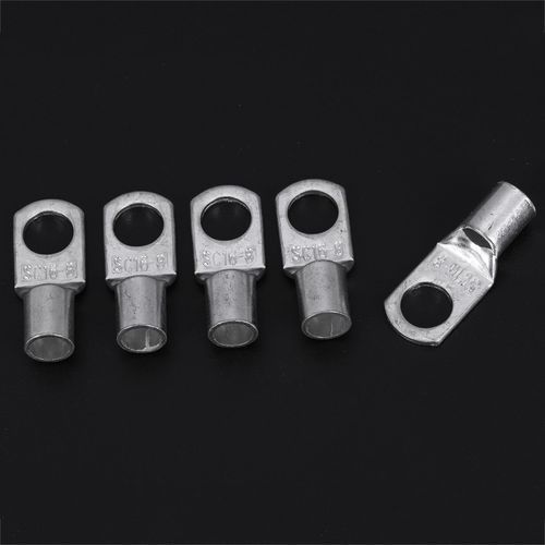10 Pcs Copper Tube 16Mm X 8Mm Lug Cable Welding Crimp