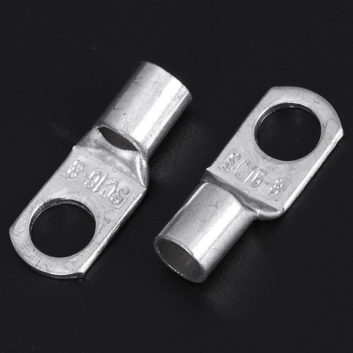 10 Pcs Copper Tube 16Mm X 8Mm Lug Cable Welding Crimp