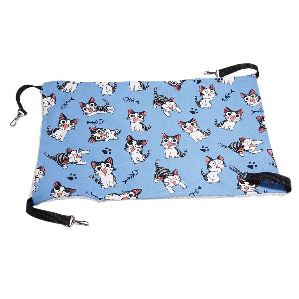 Cat Hammock Bed Pet Cage Hammock Hanging Soft Pet Bed For Kitten M