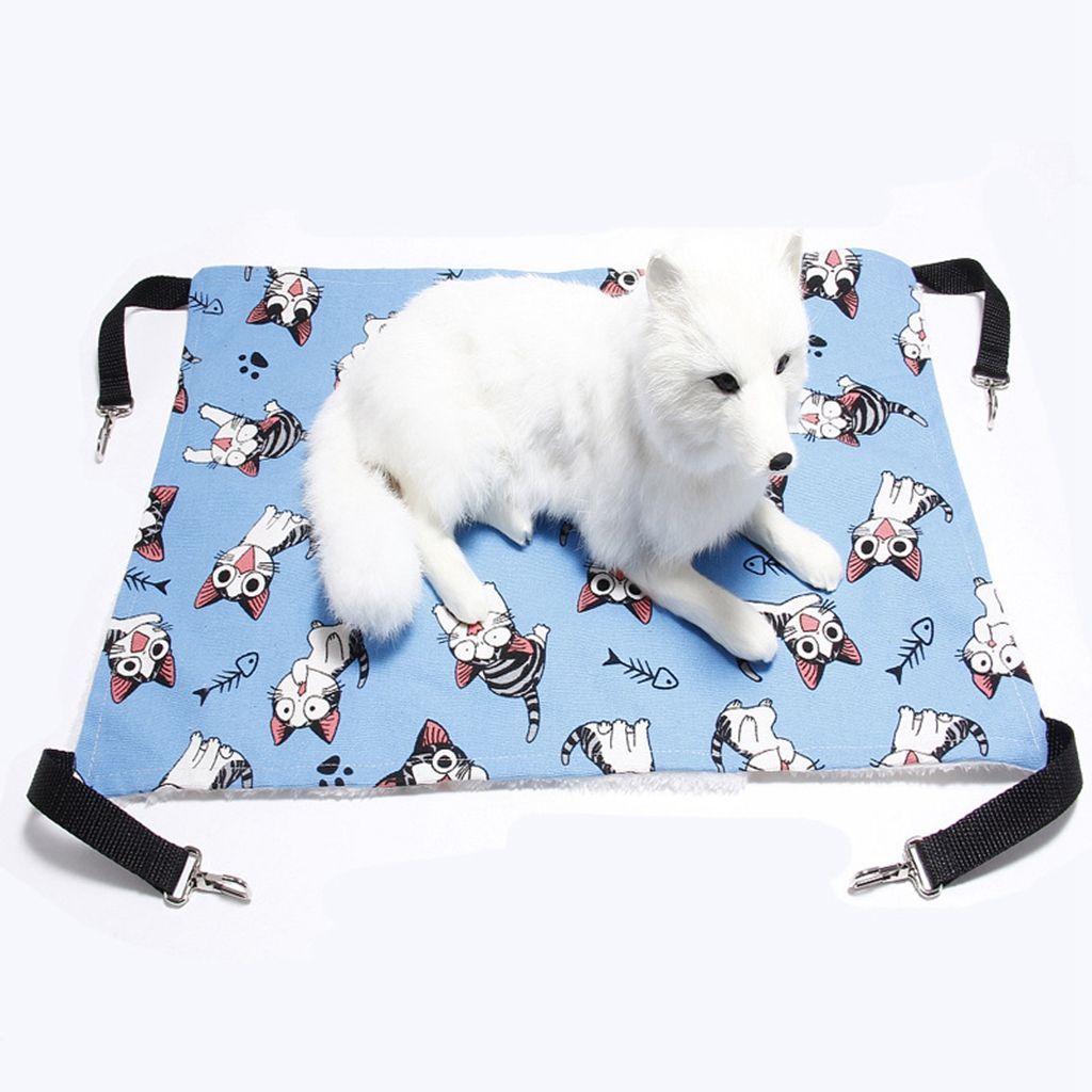 Cat Hammock Bed Pet Cage Hammock Hanging Soft Pet Bed For Kitten M