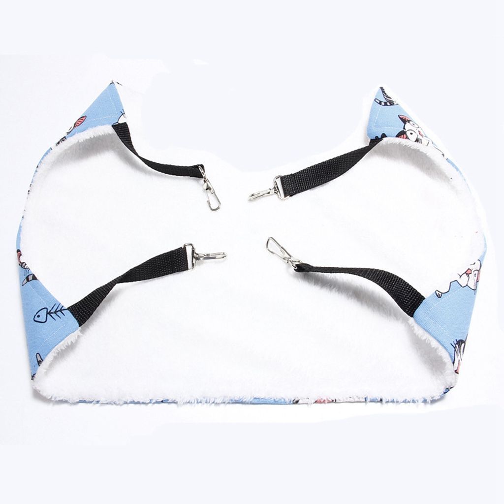 Cat Hammock Bed Pet Cage Hammock Hanging Soft Pet Bed For Kitten M