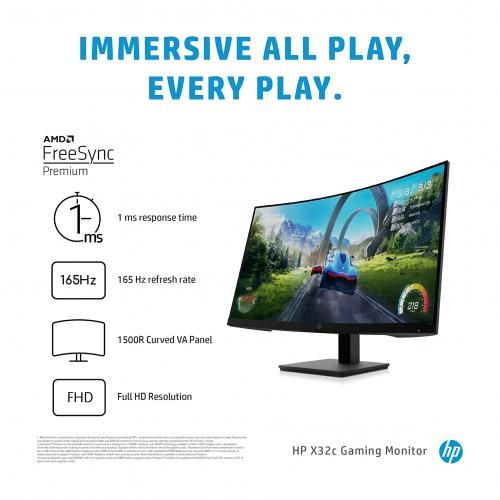 X32c (31.5") Full HD Curved Gaming Monitor - 165Hz