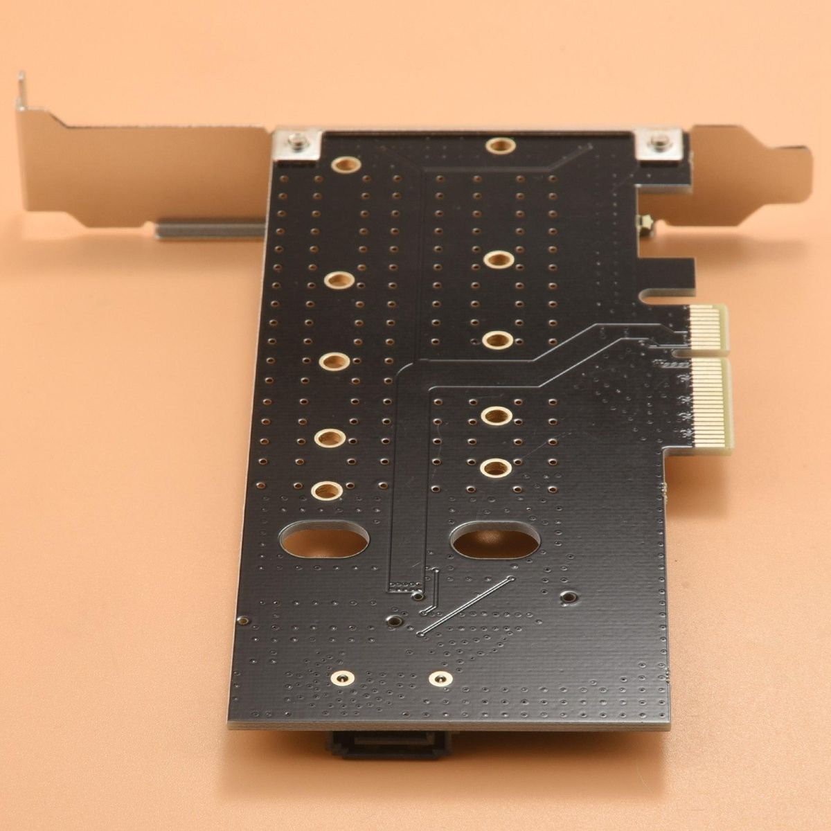 Dual M.2 NVME Adapter,NVME PCIE Adapter M Key or M.2 SATA