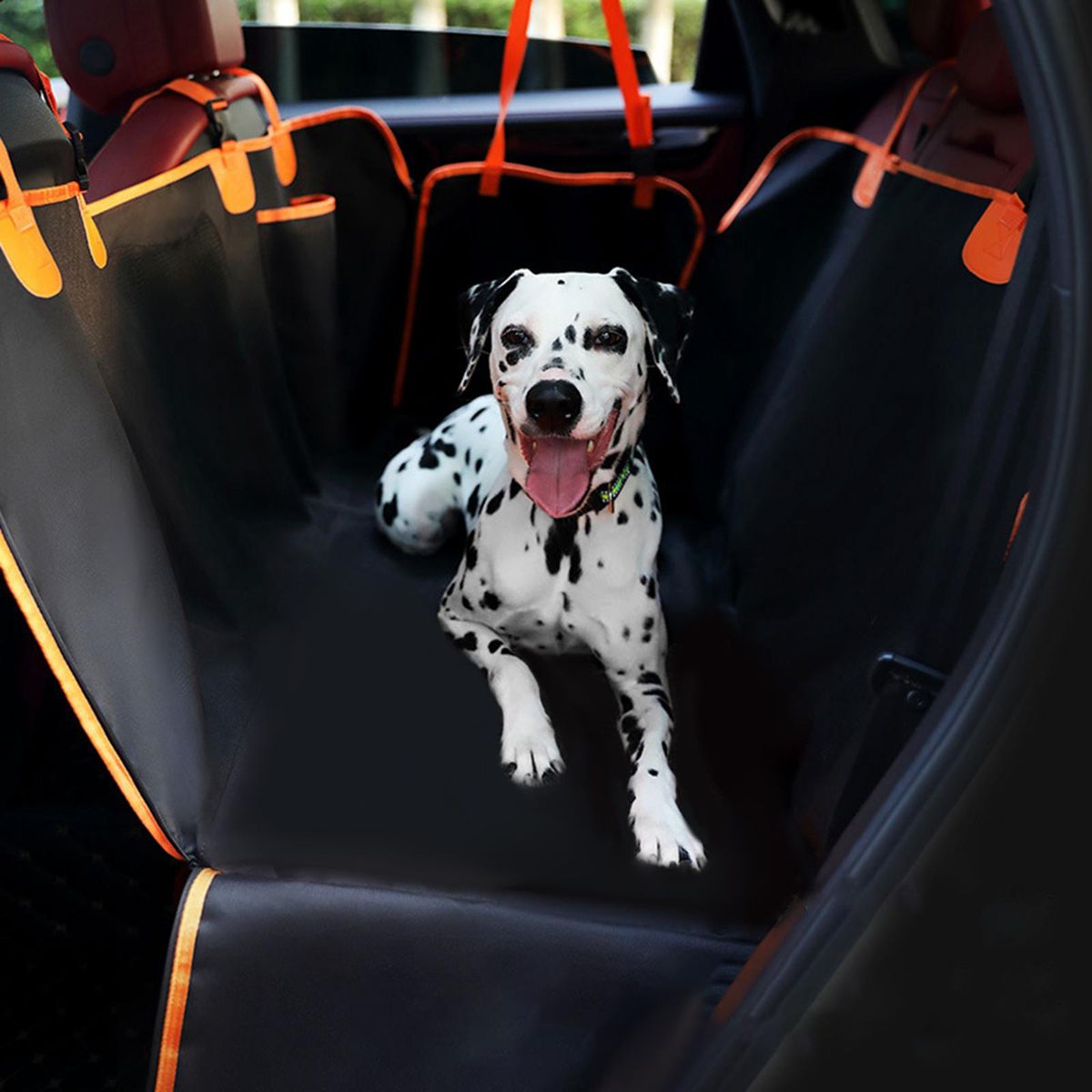 Waterproof Dog Car Boot Liner, Car Rear Seat Cover, Washable Nonslip