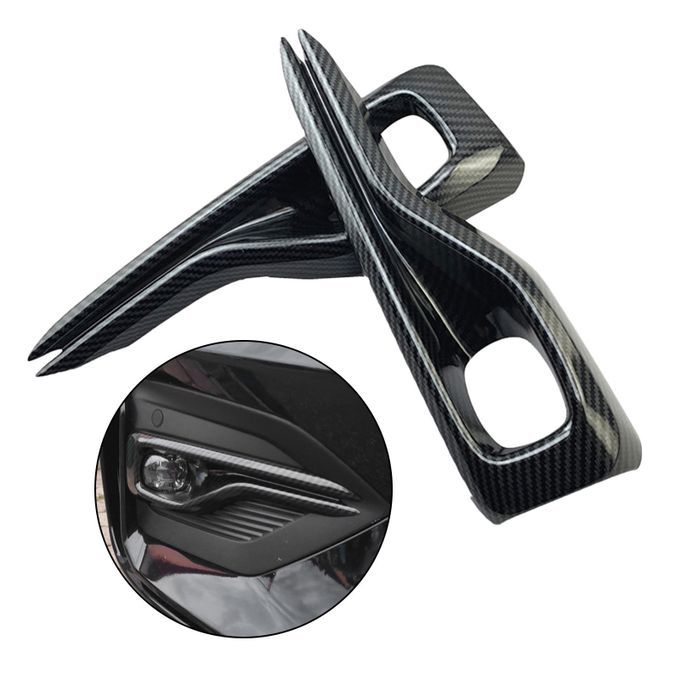 Foglight Fog Light Lamp Cover Exterior For Ford Focus Carbon Fiber