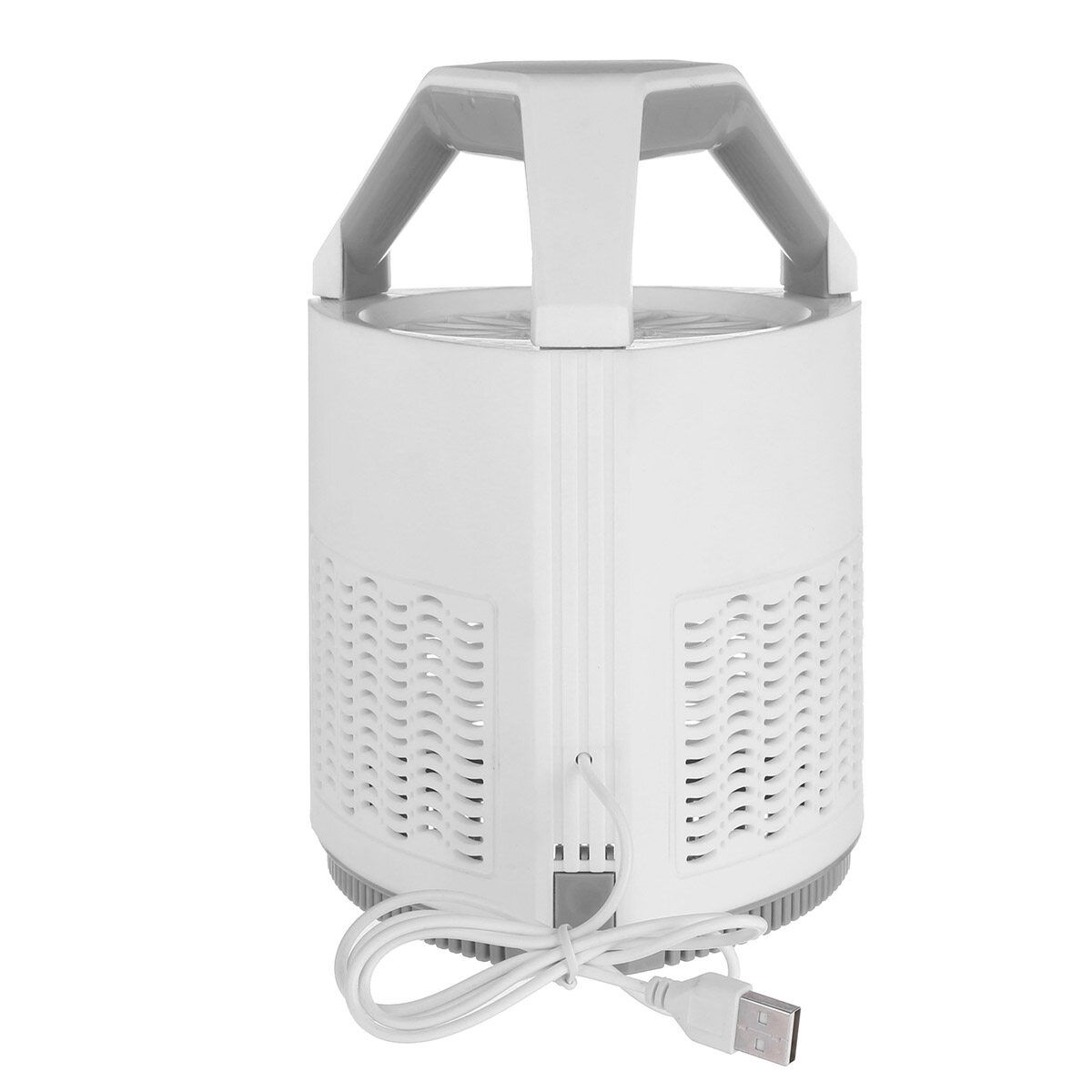 360 Degree Large Range Mute UV Photocatalyst Electric Mosquito Killer Lamp USB Powered Insect Pest Trap Bug Repellent LED Lamp For Home Office Pest Control White