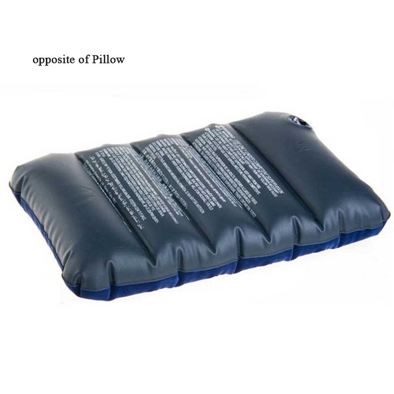46x30cm Portable Inflatable Pillows Mat Thicken Solid Color