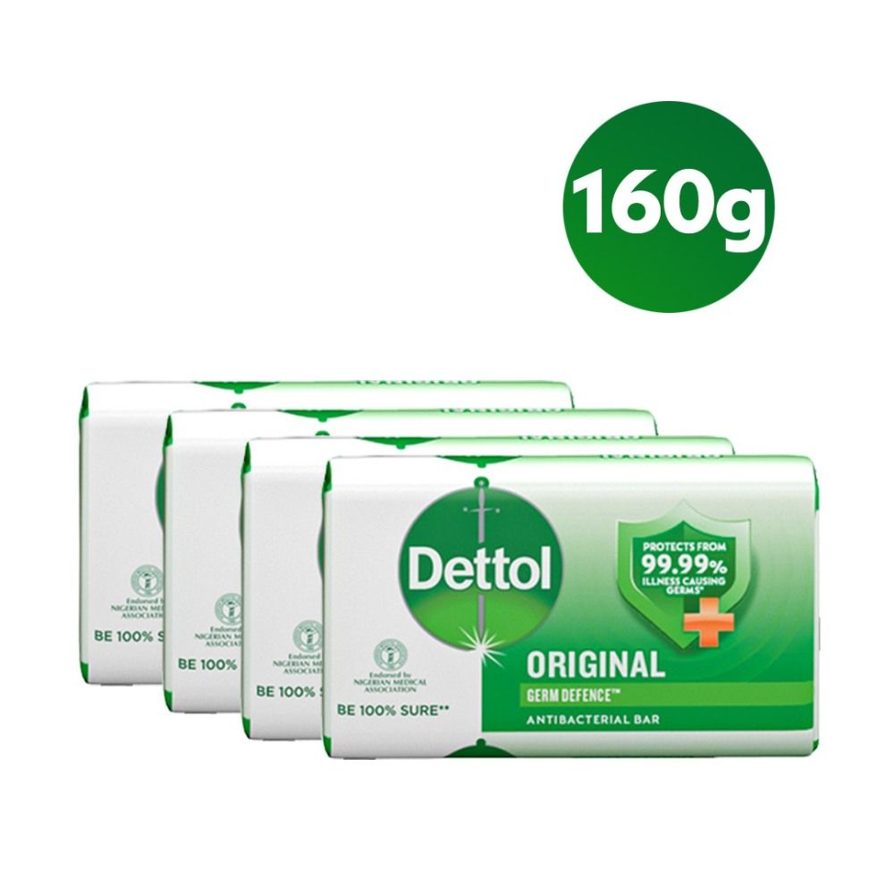 Antibacterial Bathing Soap - Original - 160g - Pack of 4