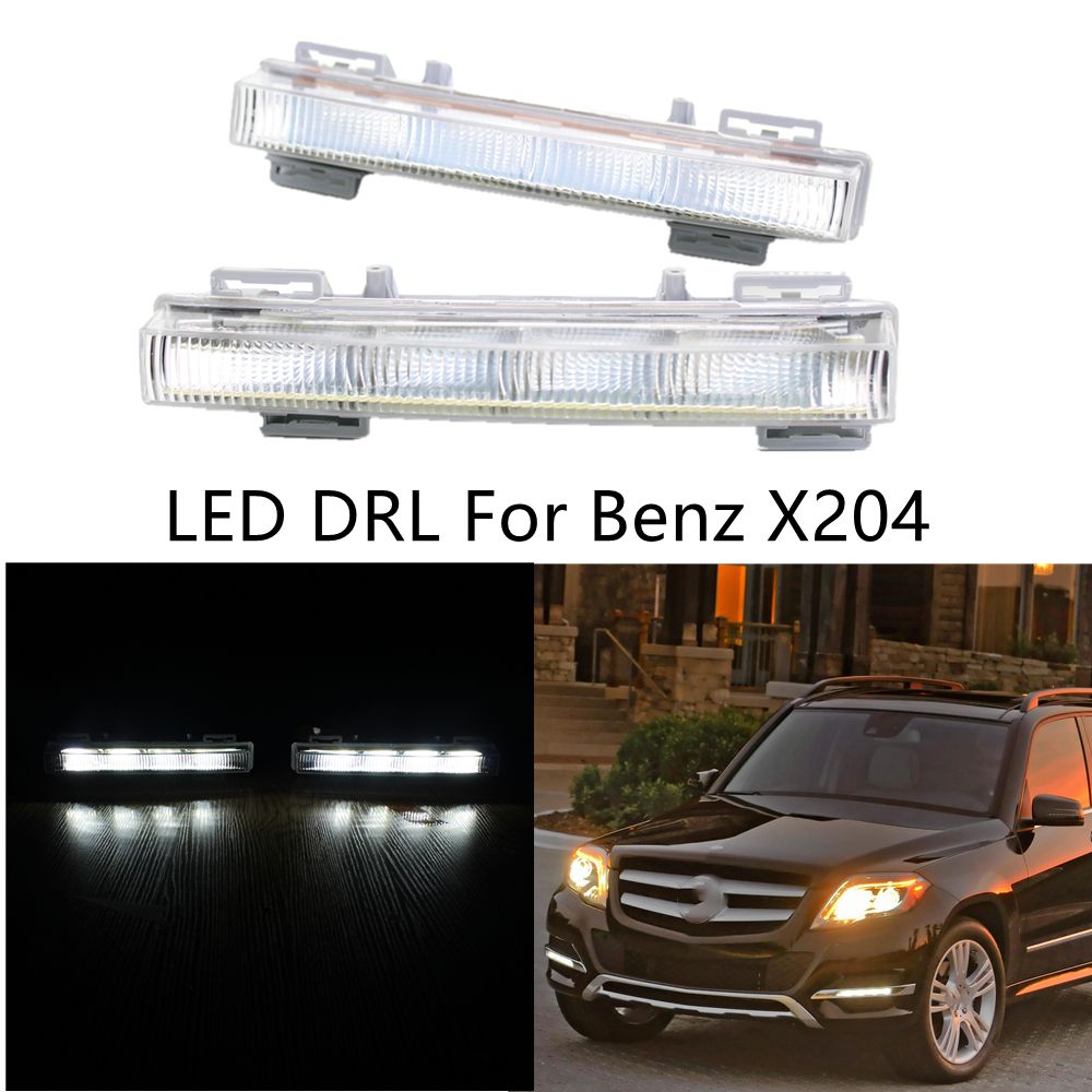 For Mercedes Benz X 204 GLK-Classic 2008 2009 2010 2011 2012 2013 2014 2015 Car-styling LED DRL
