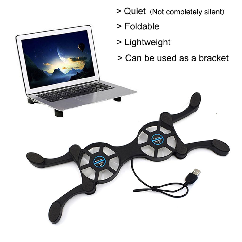 Notebook Foldable Cooling Fan USB Quiet Radiator