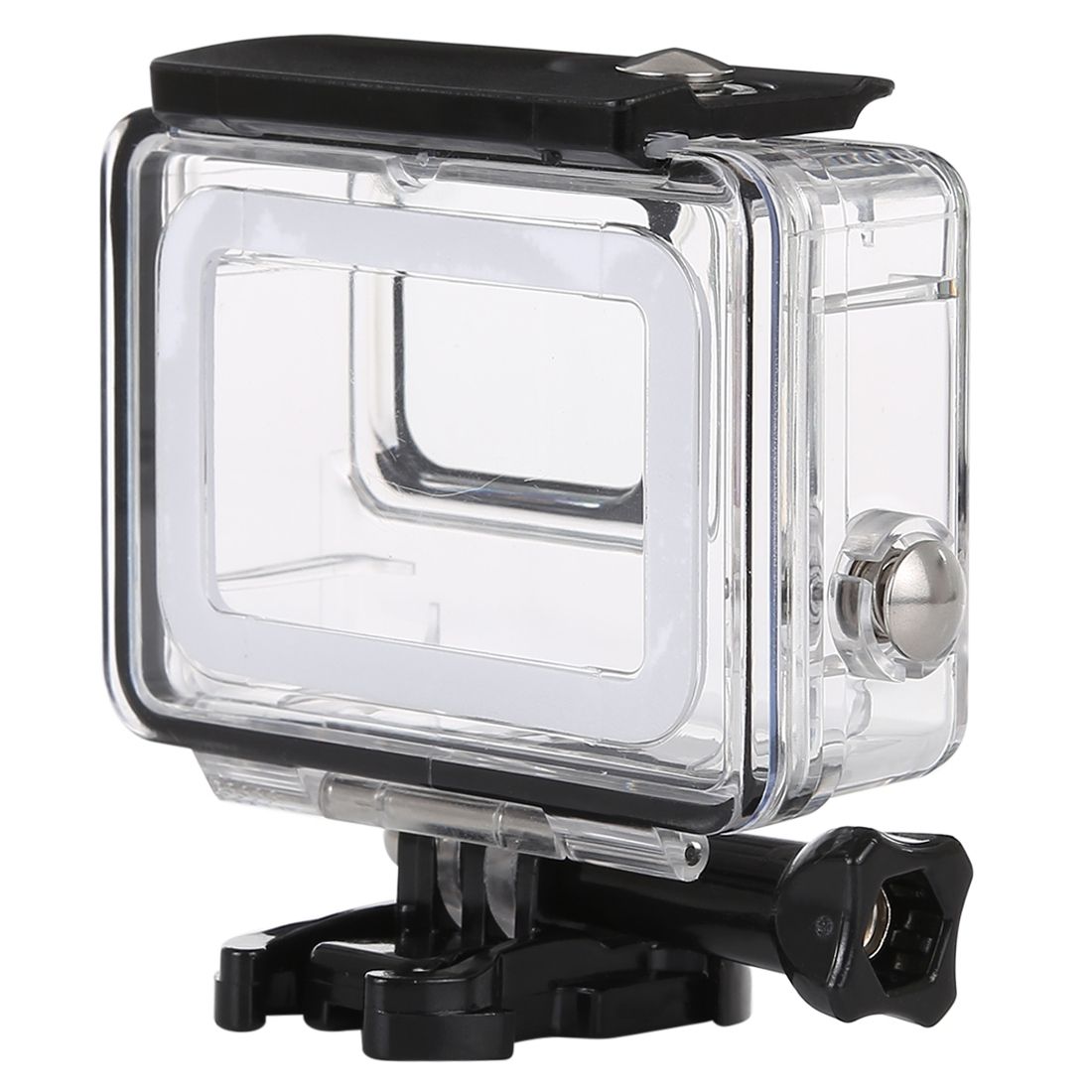 PULUZ 45m Underwater Waterproof Housing Diving Case For GoPro HERO7 Silver / HERO7 White, With Buckle Basic Mount & Screw(Transparent)