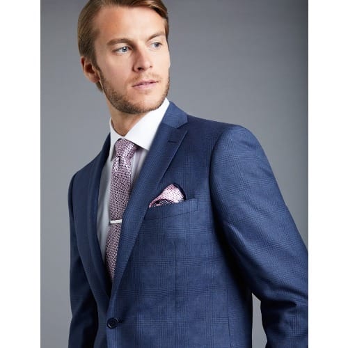 Check Blue Suit