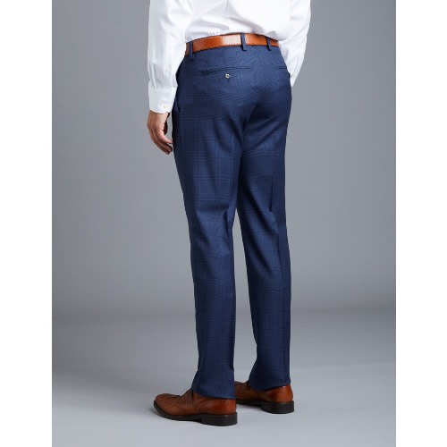 Check Blue Suit