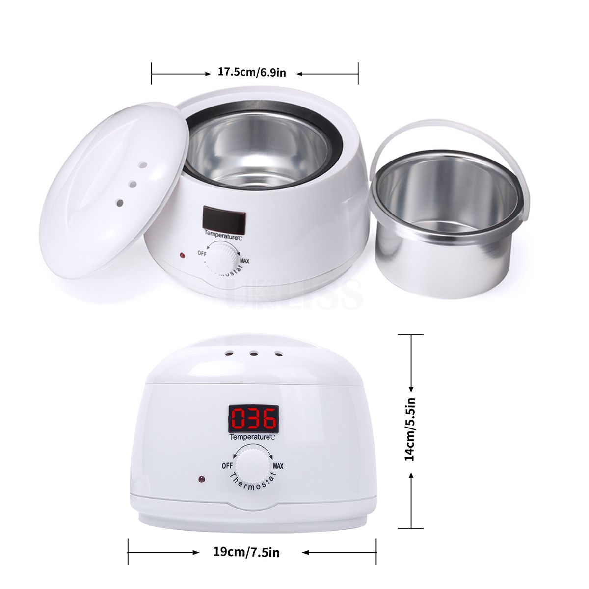Wax Heater Chauffe Cire Hair Removal Machine Epilator