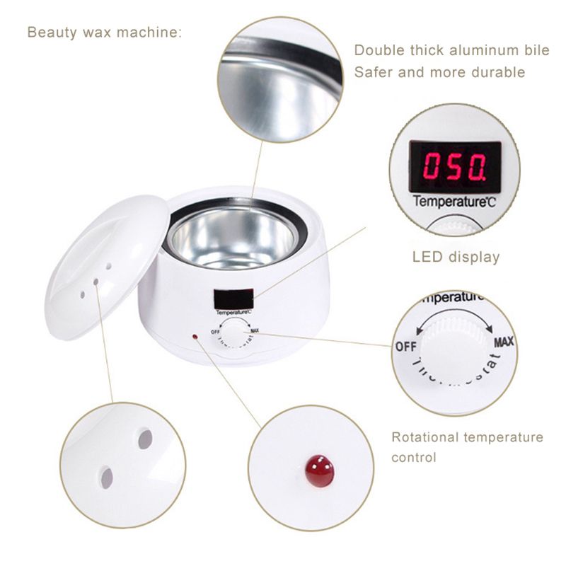 Wax Heater Chauffe Cire Hair Removal Machine Epilator